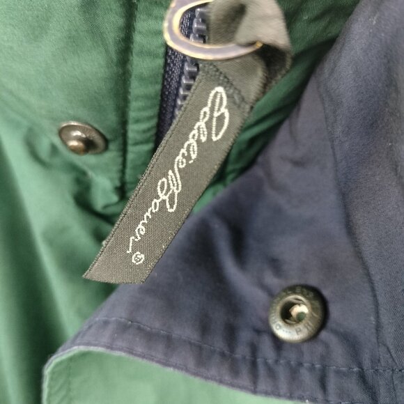 Eddie Bauer Goose Down Jacket Men Sz XL Green Winter Puffer Bomber Ski Coat Zip - Picture 8 of 16